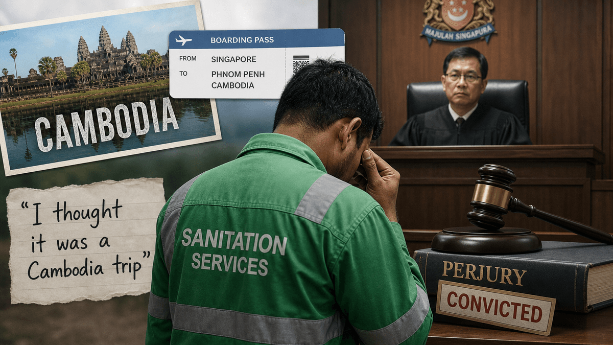'I Thought It Was a Cambodia Trip': Sanitation Worker's Court Lie Brings Perjury Conviction